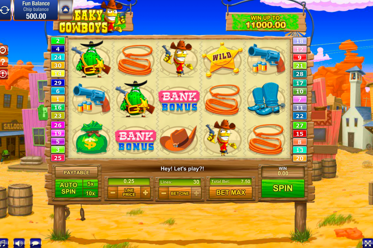 freaky cowboys gamesos online slots 