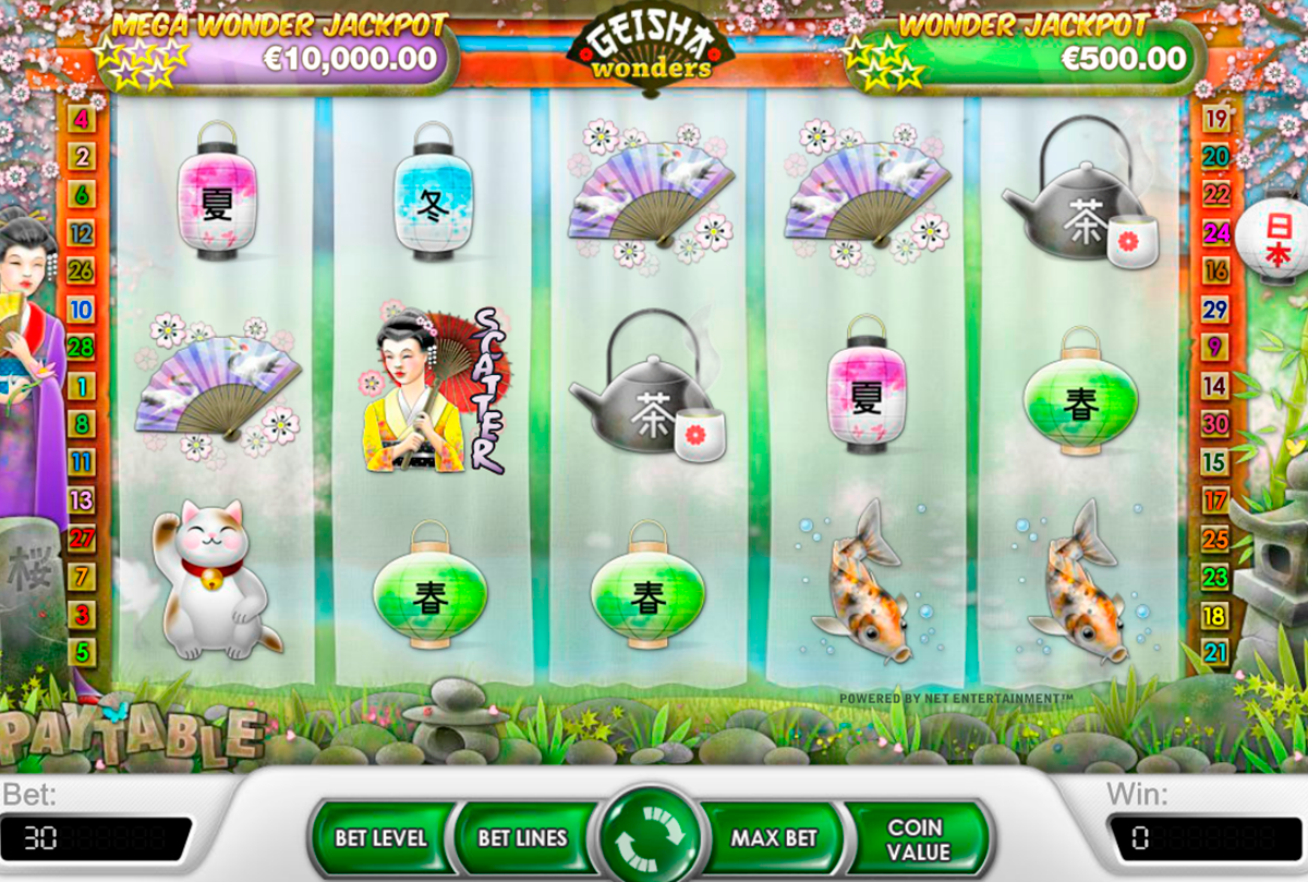geisha wonders netent online slots 