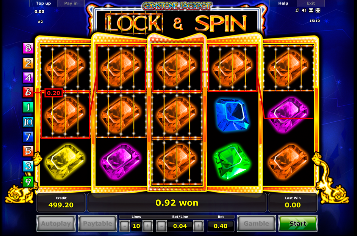 gemstone jackpot novomatic online slots 