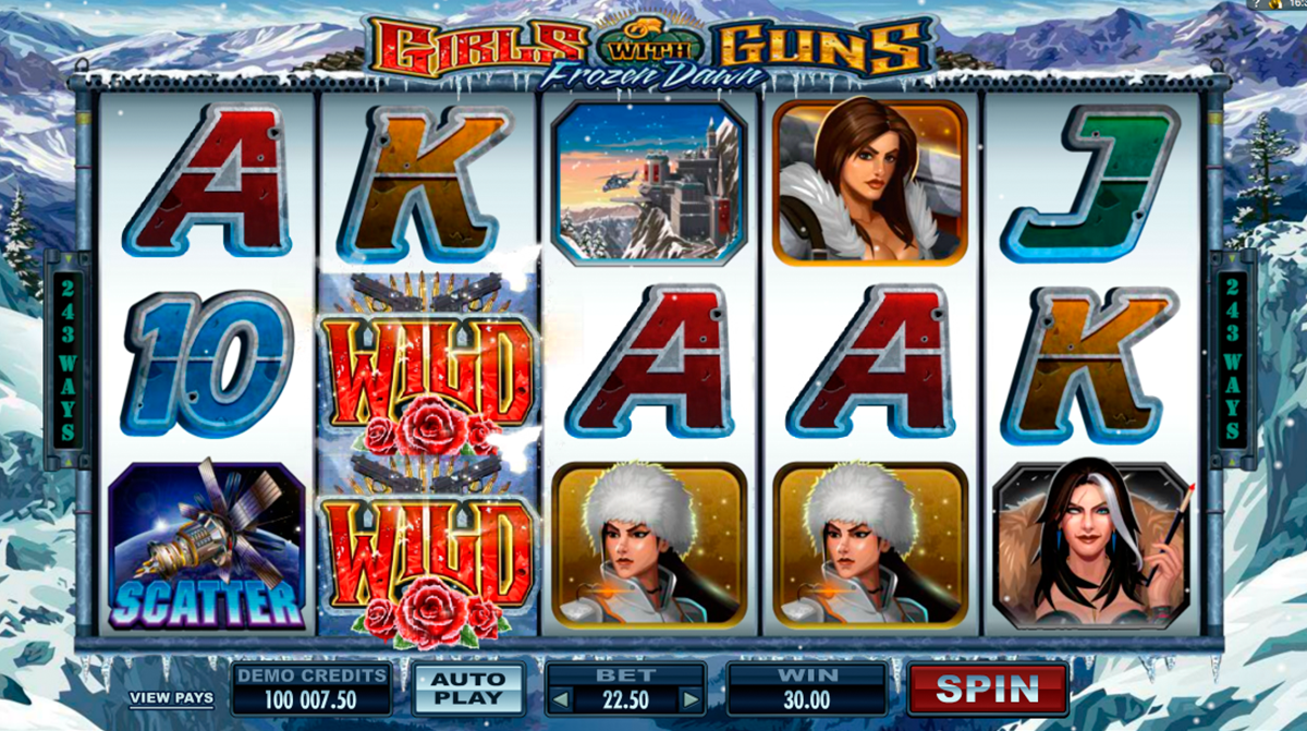 girls with guns frozen dawn microgaming online slots 