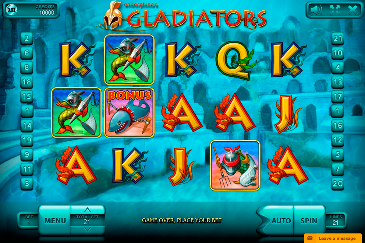 gladiators endorphina online slots 