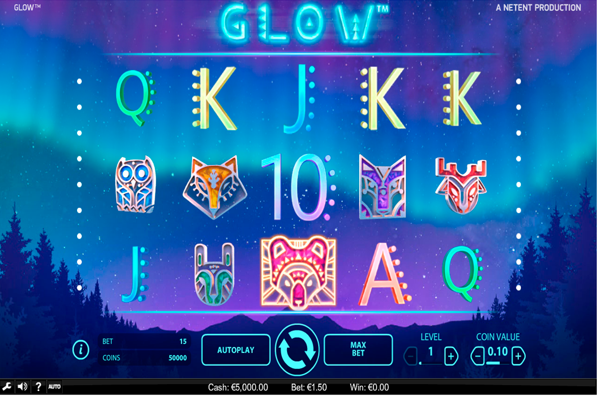 glow netent online slots 