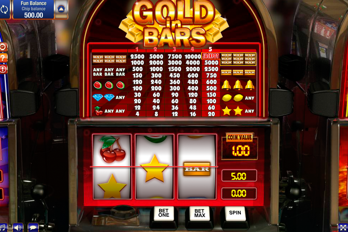 gold in bars gamesos online slots 