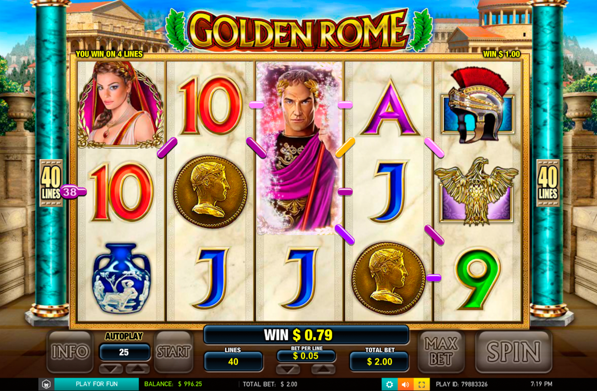 golden rome leander online slots 