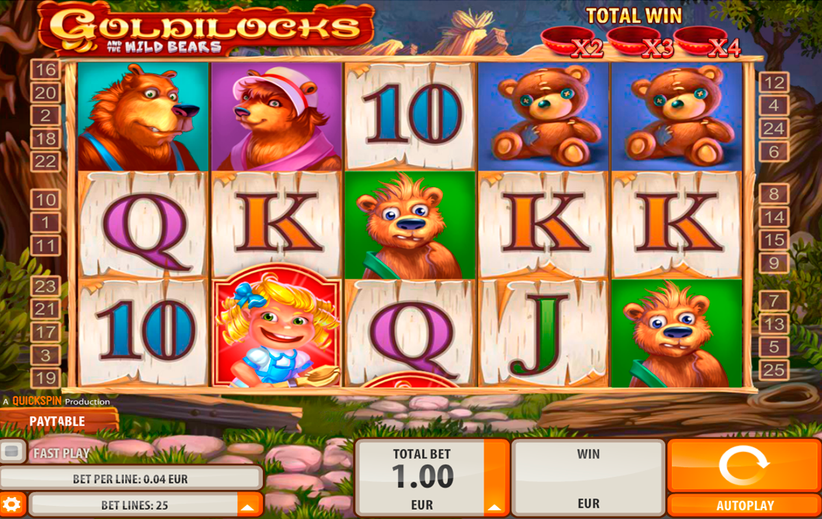 goldilocks quickspin online slots 