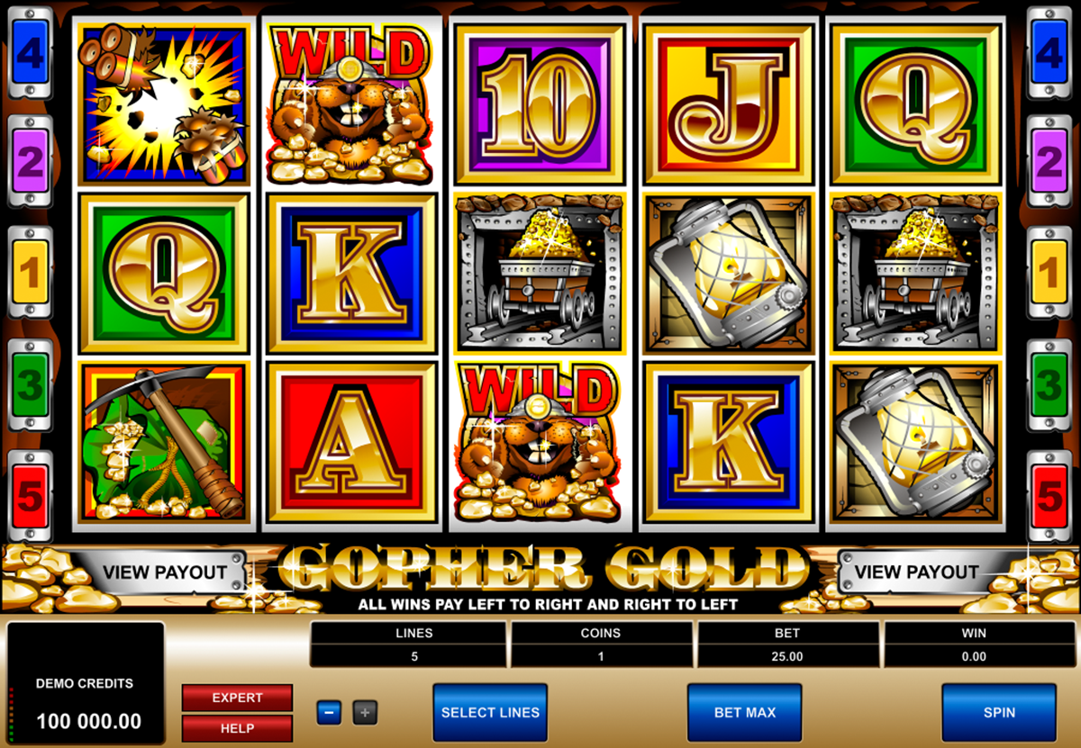 gopher gold microgaming online slots 