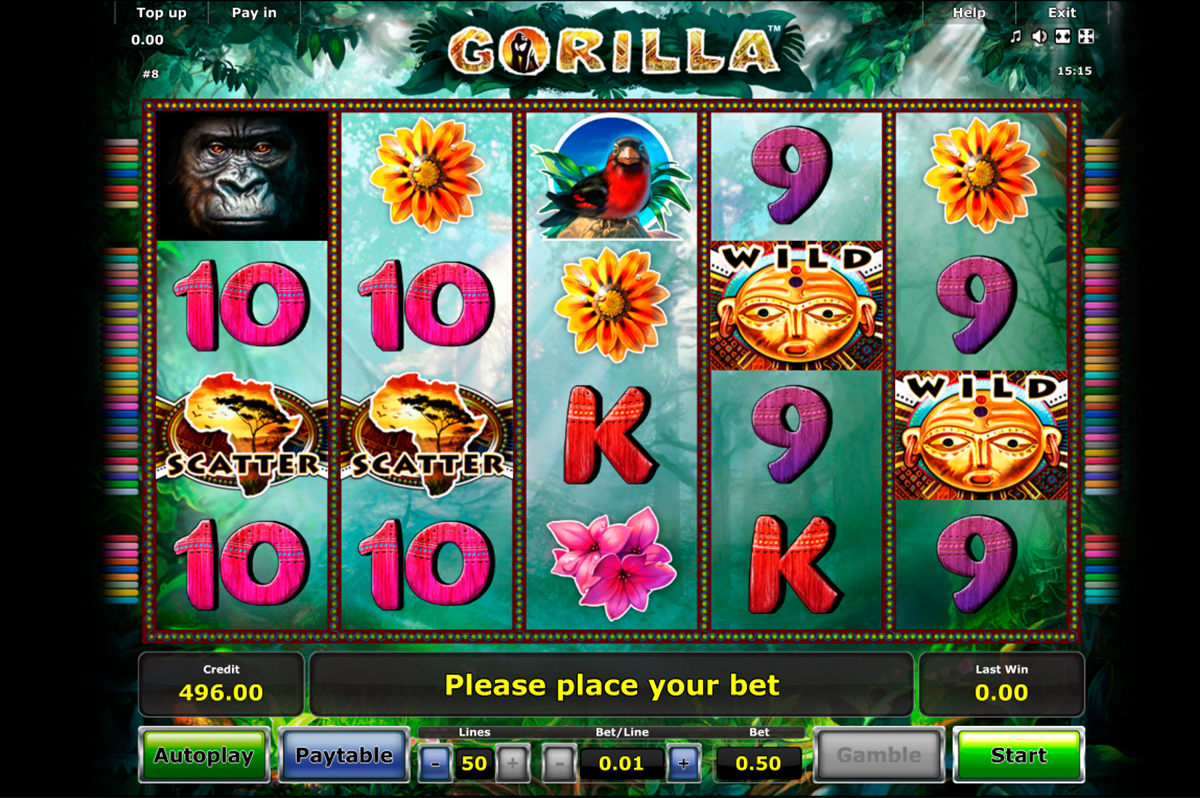 gorilla novomatic online slots 