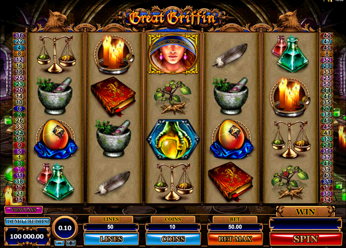great griffin microgaming online slots 