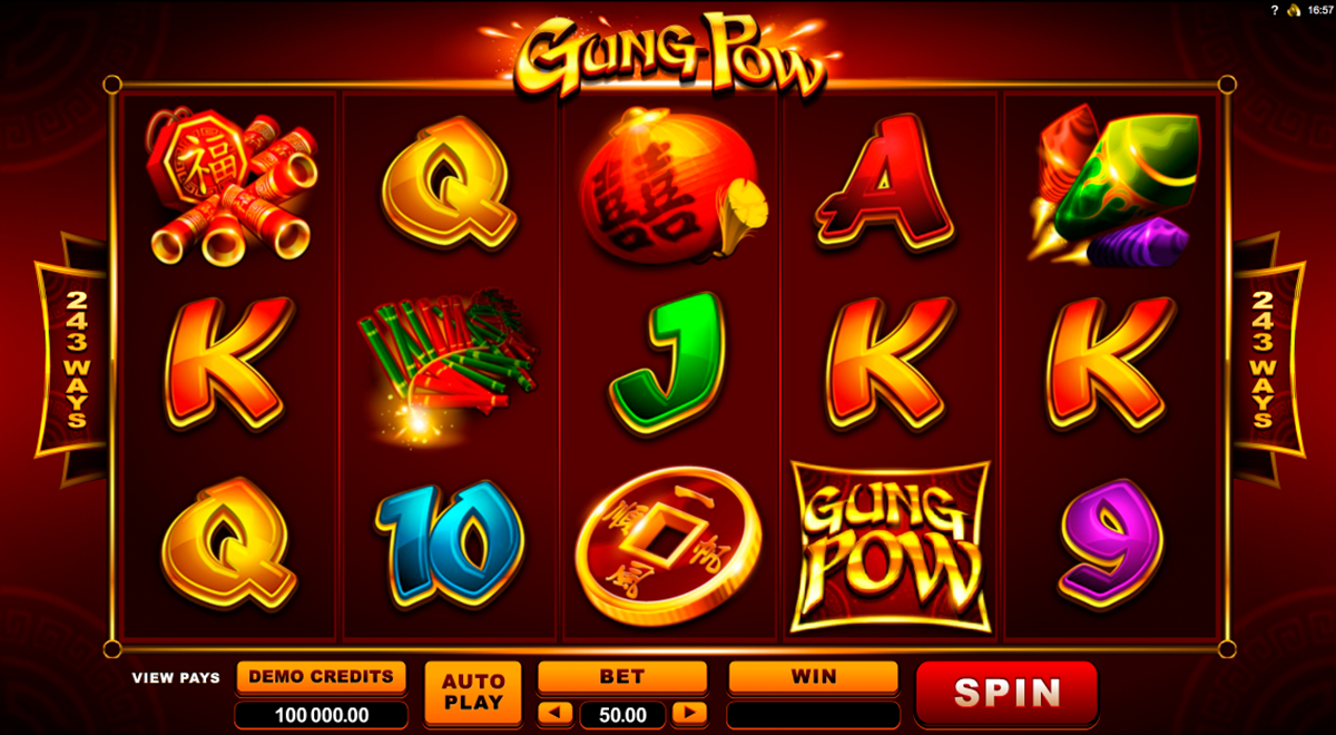 gung pow microgaming online slots 