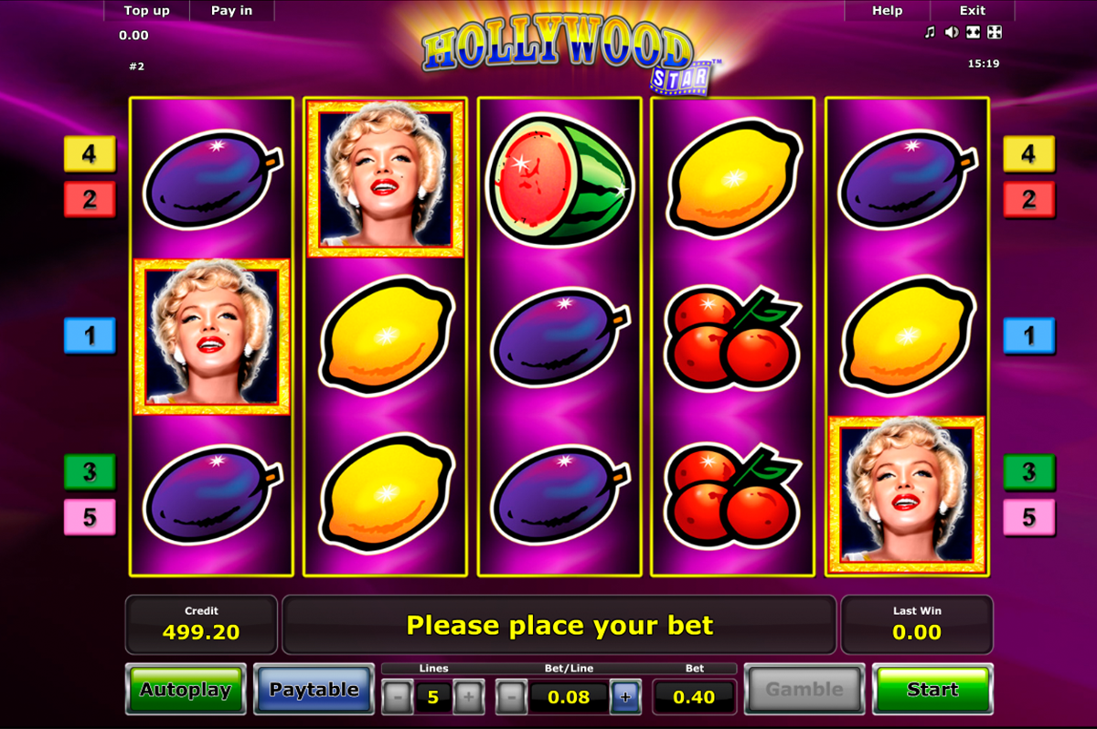 hollywood star novomatic online slots 