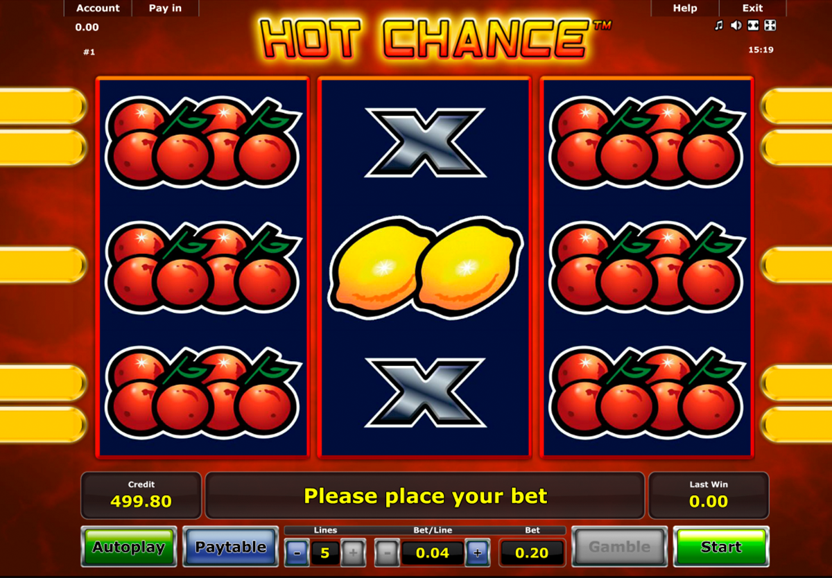 hot chance novomatic online slots 