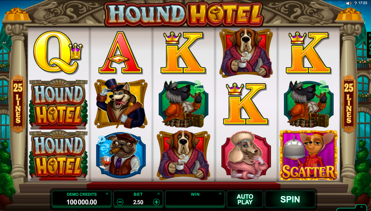 hound hotel microgaming online slots 