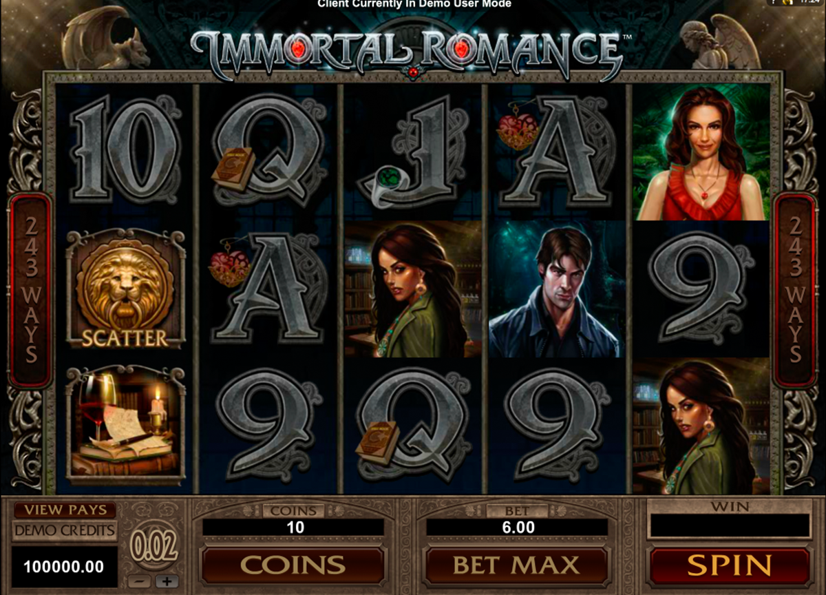 immortal romance microgaming online slots 