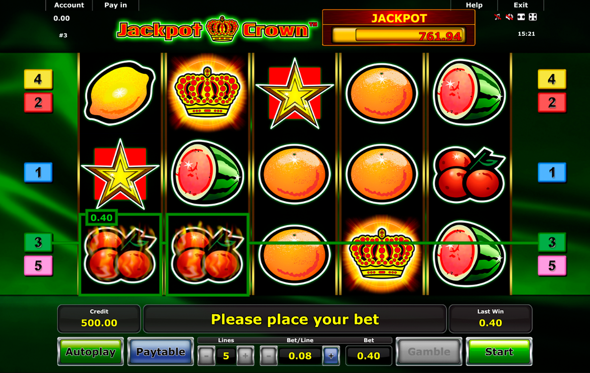 jackpot crown novomatic online slots 