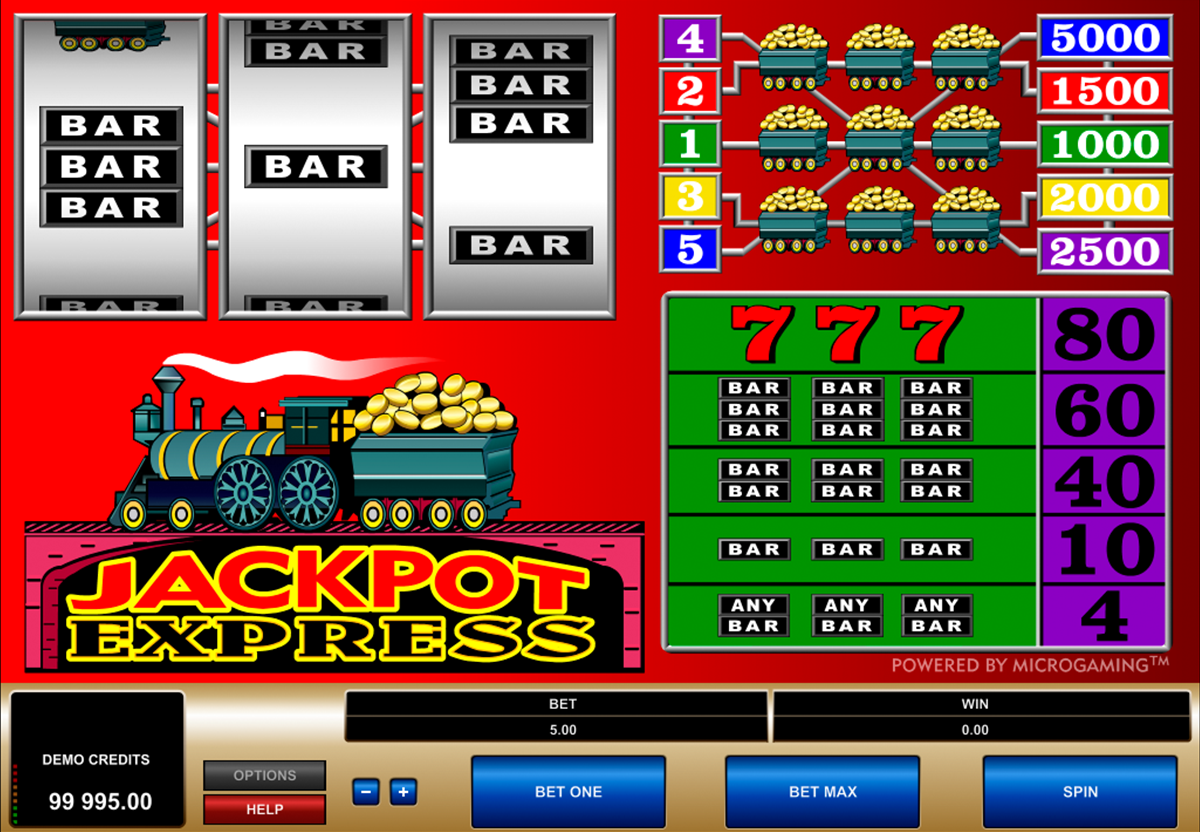 jackpot express microgaming online slots 