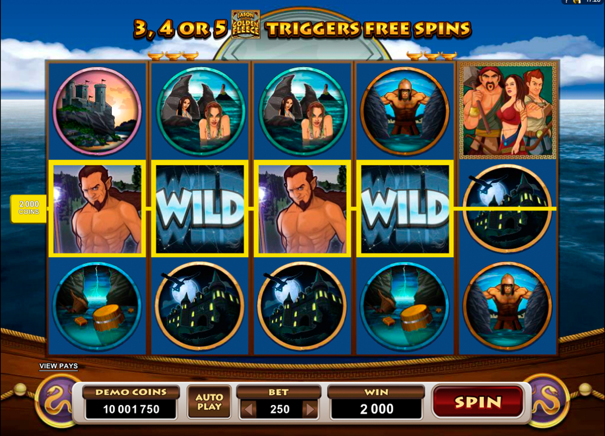 jason and the golden fleece microgaming online slots 