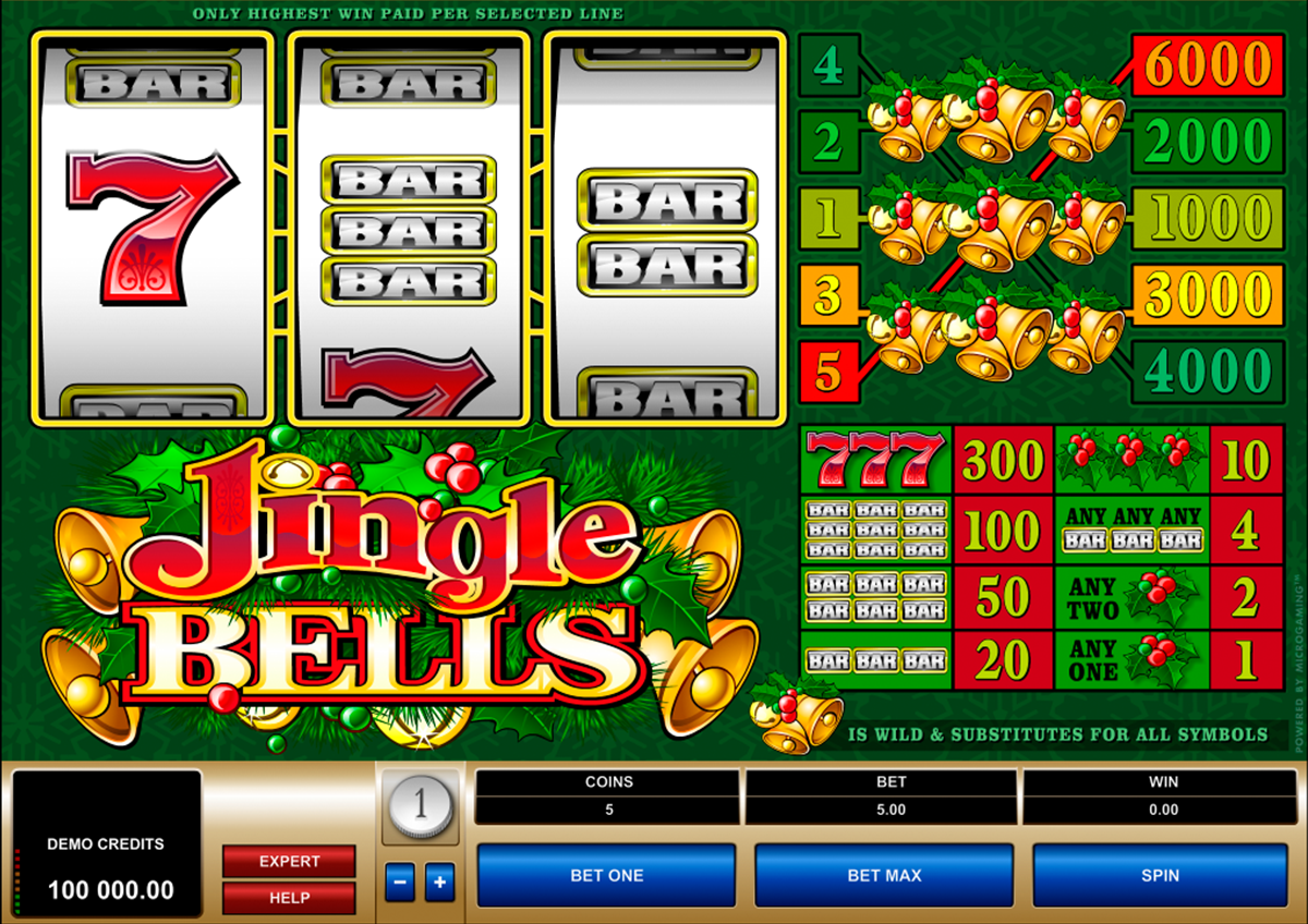 jingle bells microgaming online slots 