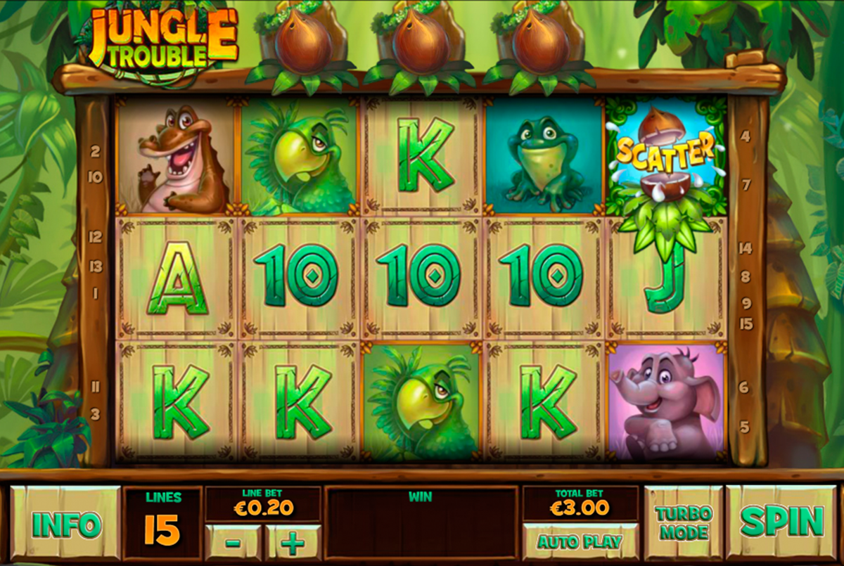 jungle trouble playtech online slots 