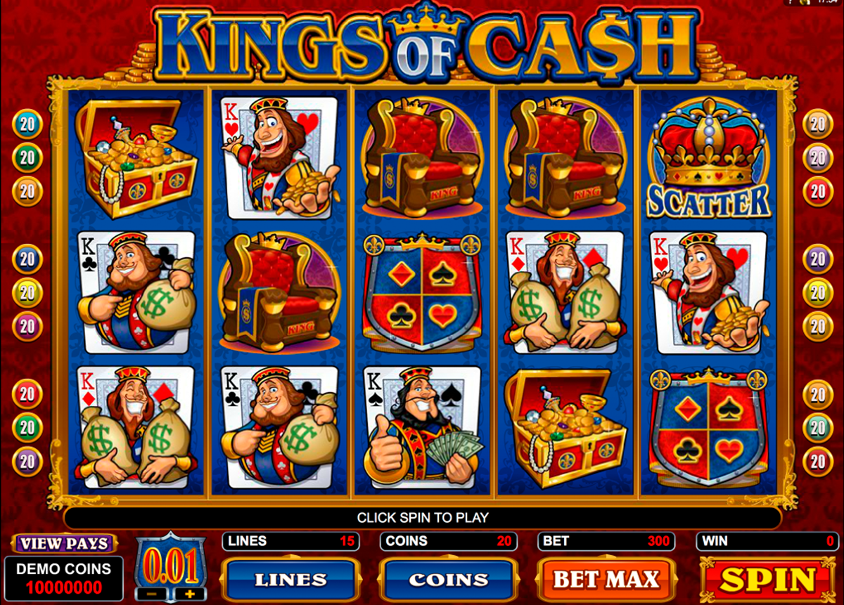 kings of cash microgaming online slots 