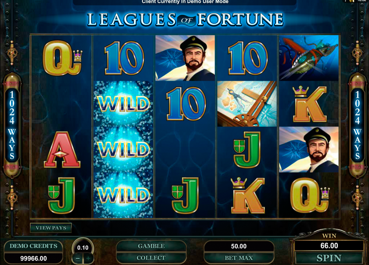 leagues of fortune microgaming online slots 