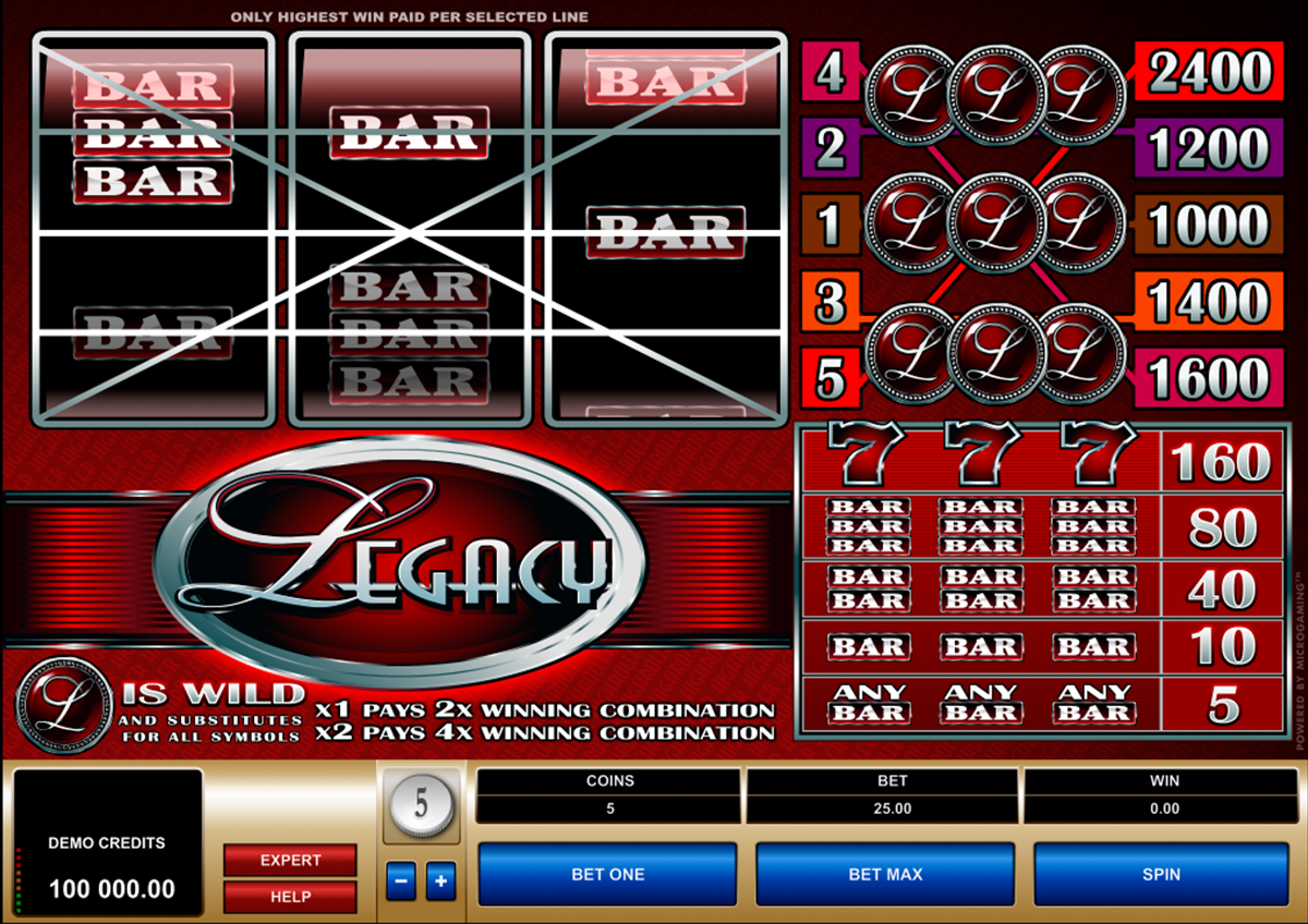 legacy microgaming online slots 