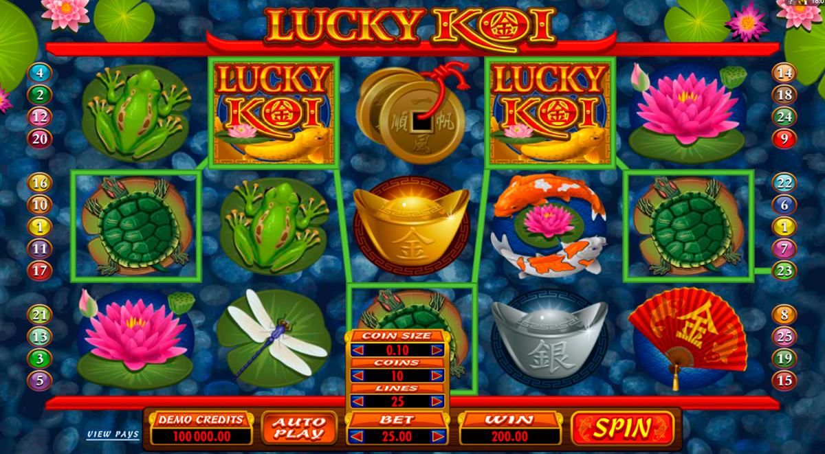 lucky koi microgaming online slots 