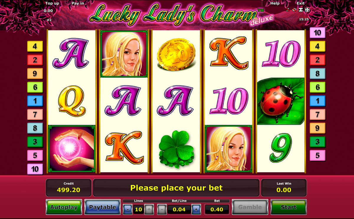 lucky ladys charm deluxe novomatic online slots 