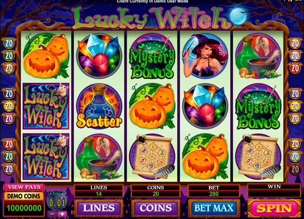 lucky witch microgaming online slots 