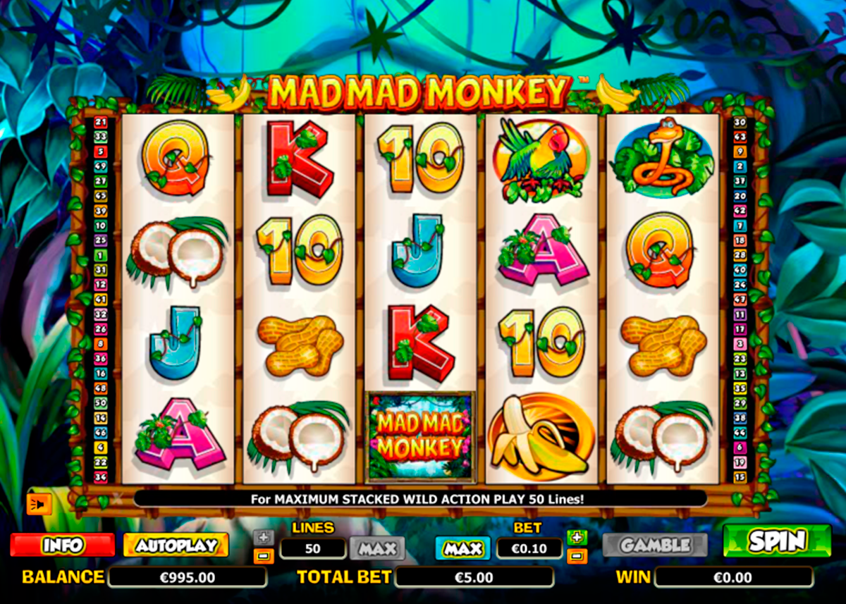 mad mad monkey nextgen gaming online slots 