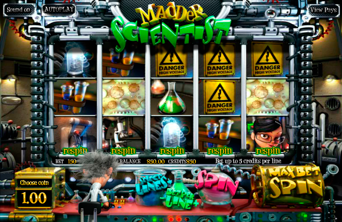 madder scientist betsoft online slots 