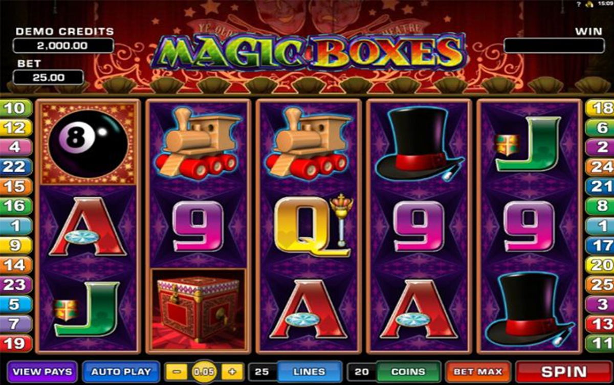 magic boxes microgaming online slots 