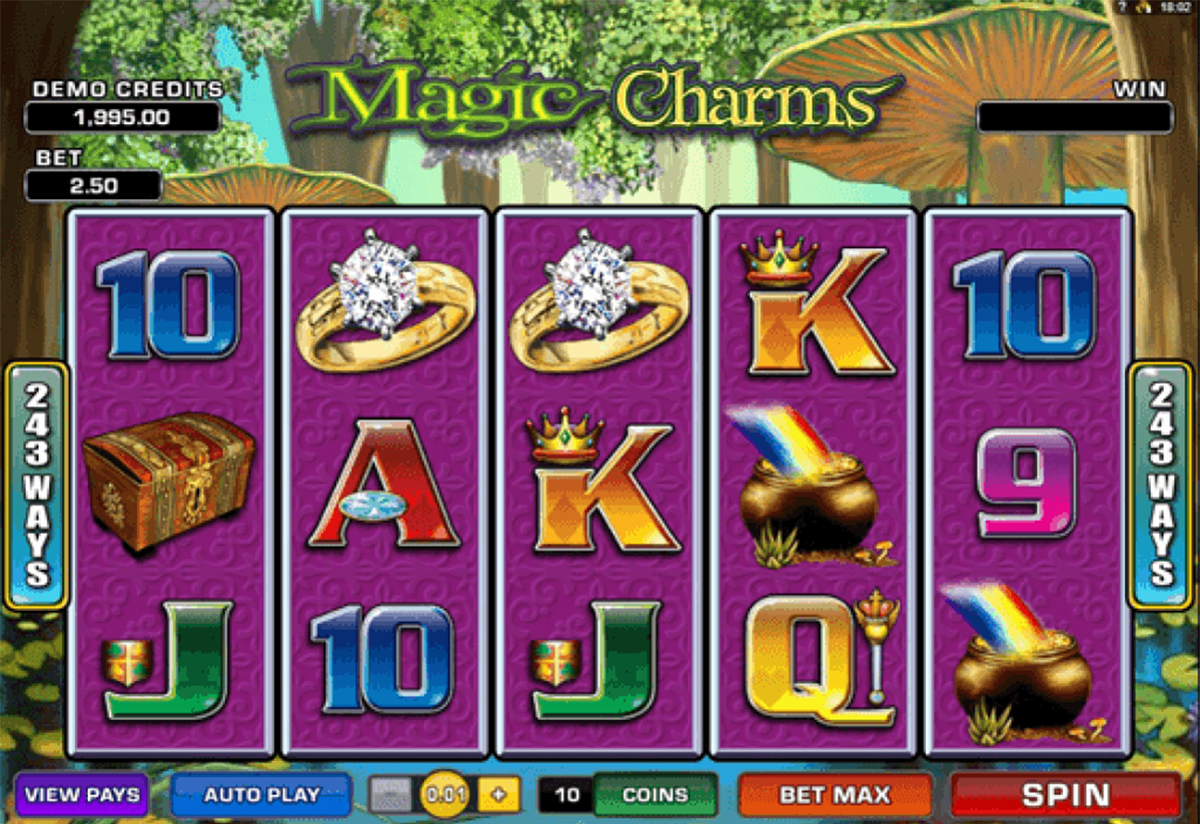 magic charms microgaming online slots 