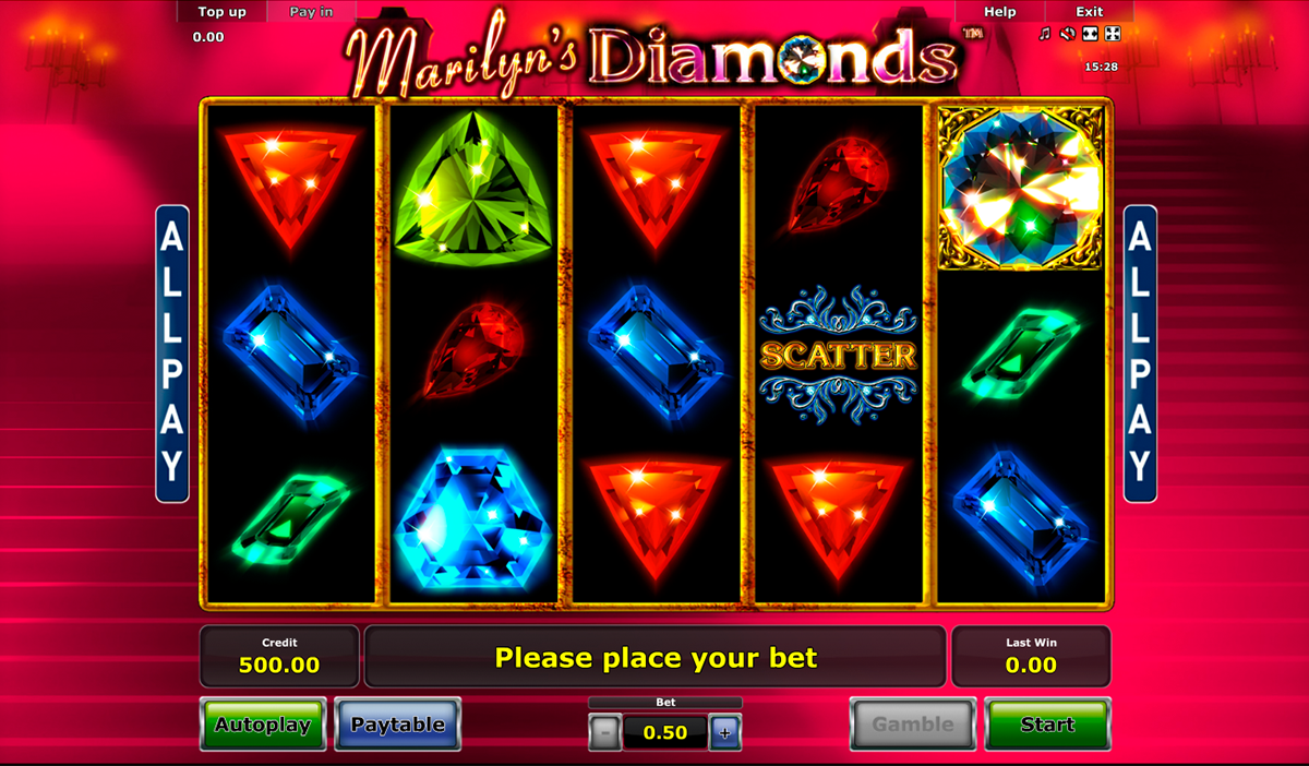 marilyns diamonds novomatic online slots 