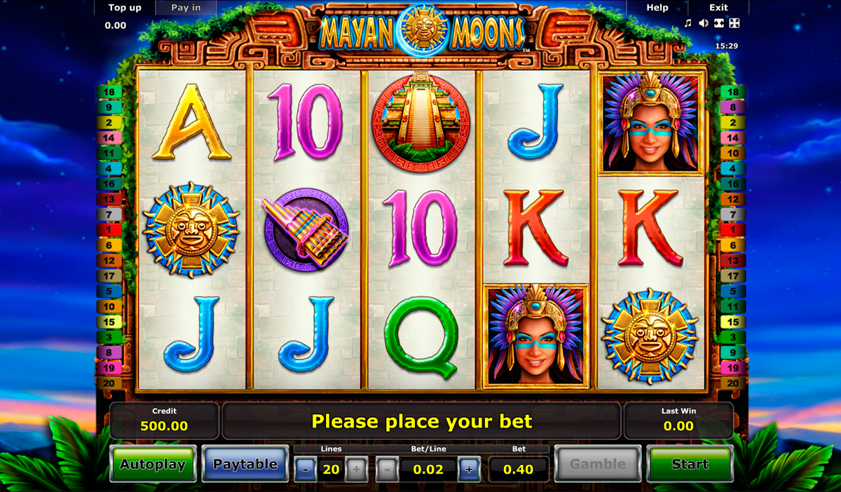 mayan moons novomatic online slots 