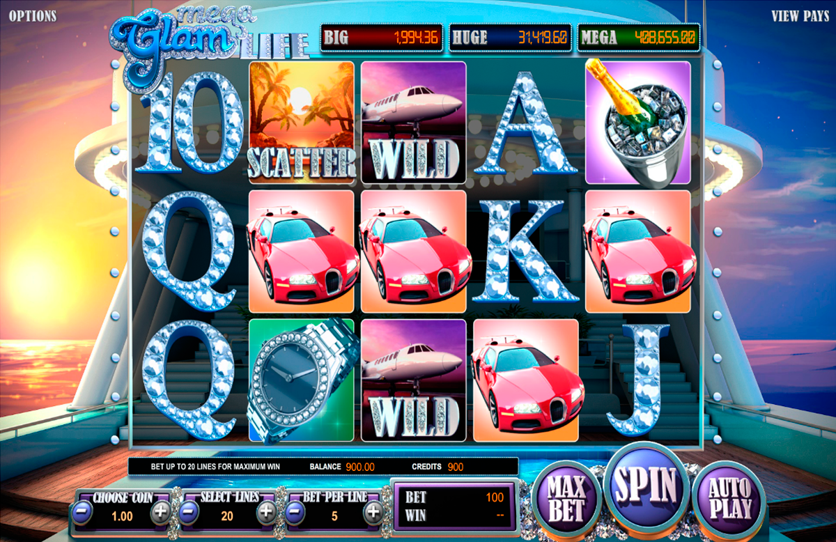 mega glam life betsoft online slots 