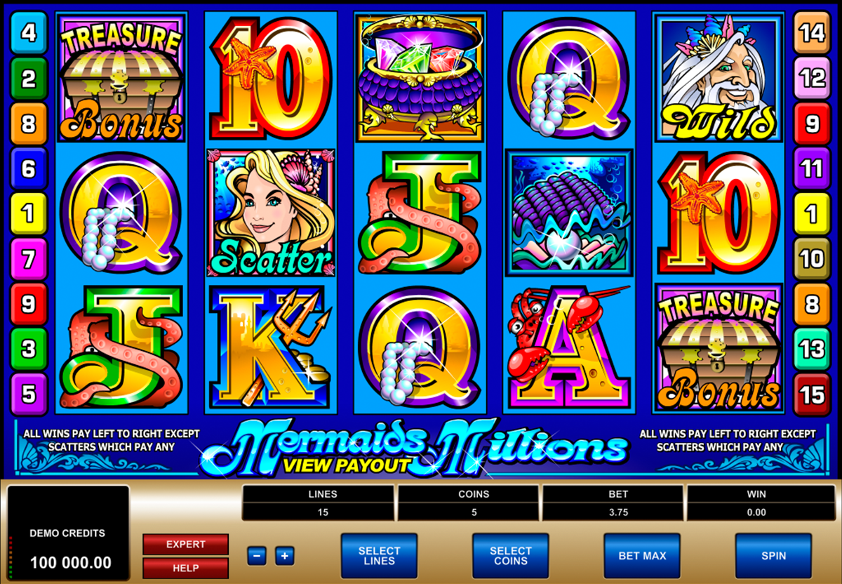 mermaids millions microgaming online slots 