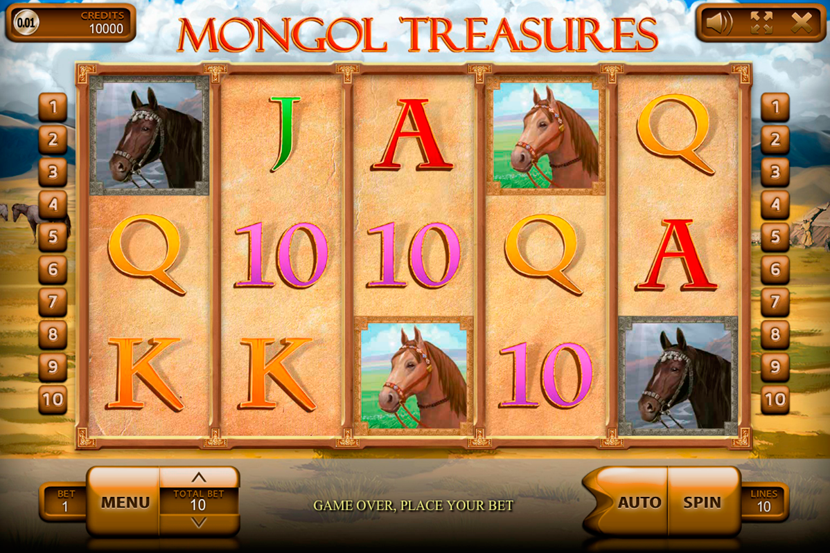 mongol treasures endorphina online slots 