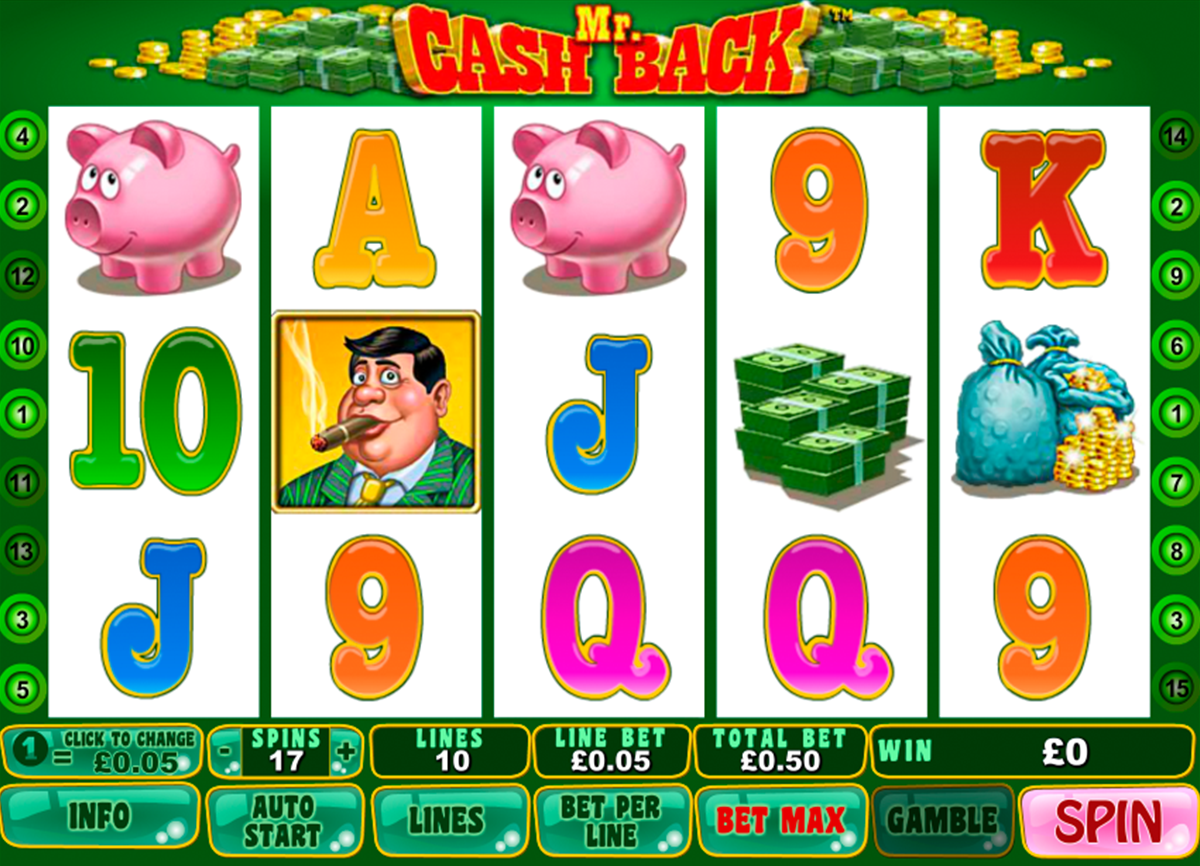 mr cashback playtech online slots 