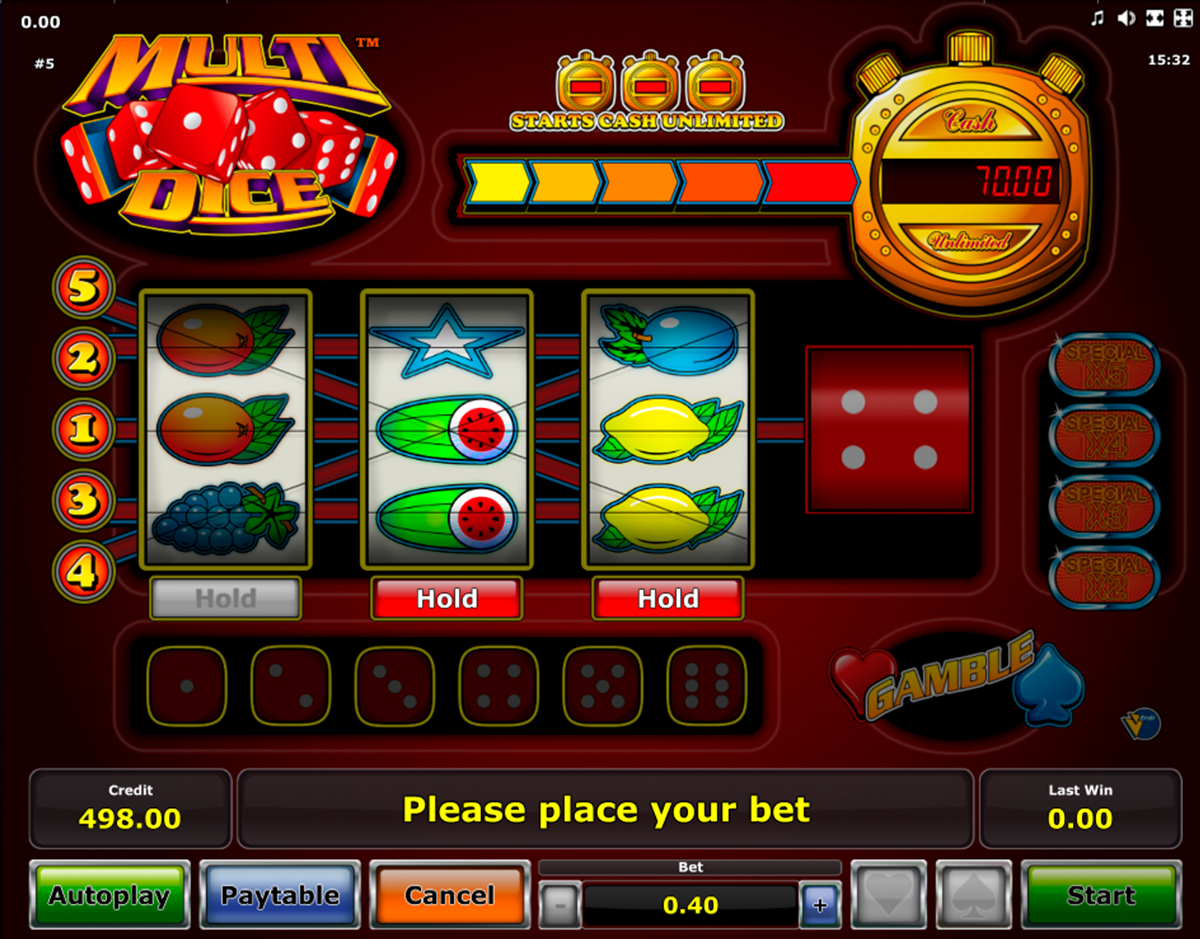 multi dice novomatic online slots 