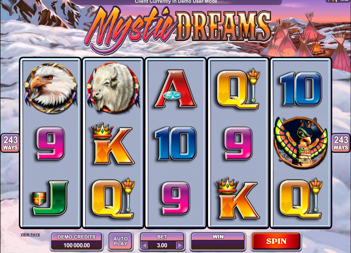 mystic dreams microgaming online slots 