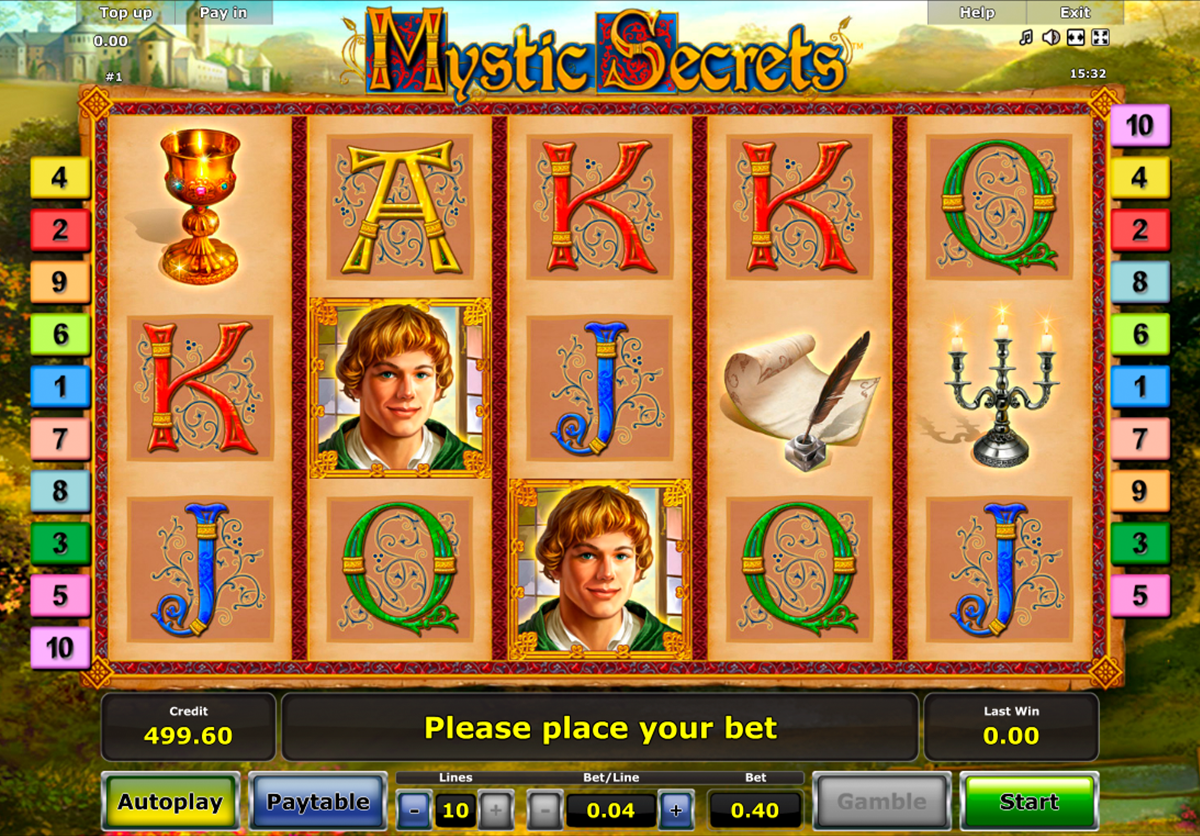 mystic secrets novomatic online slots 