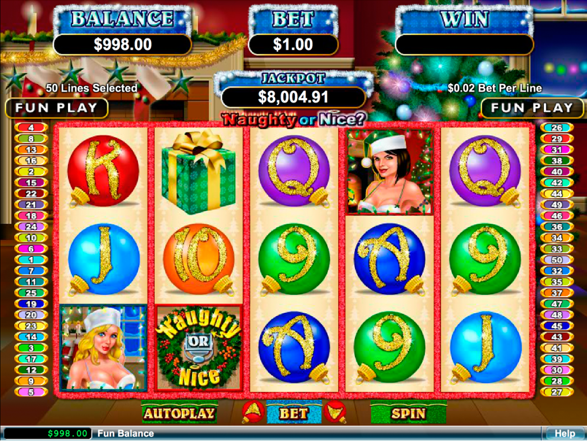 naughty or nice rtg online slots 