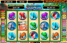 naughty or nice spring break rtg online slots 