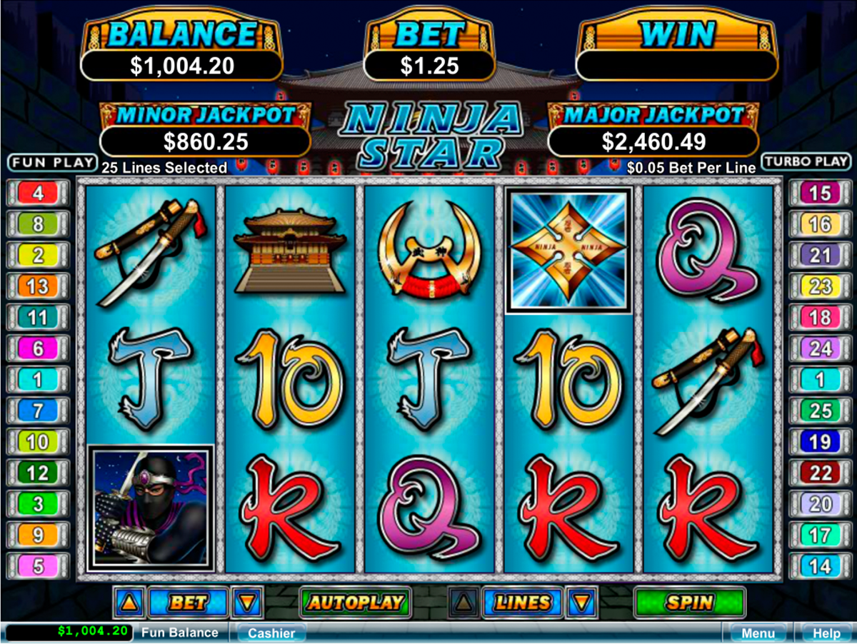 ninja star rtg online slots 