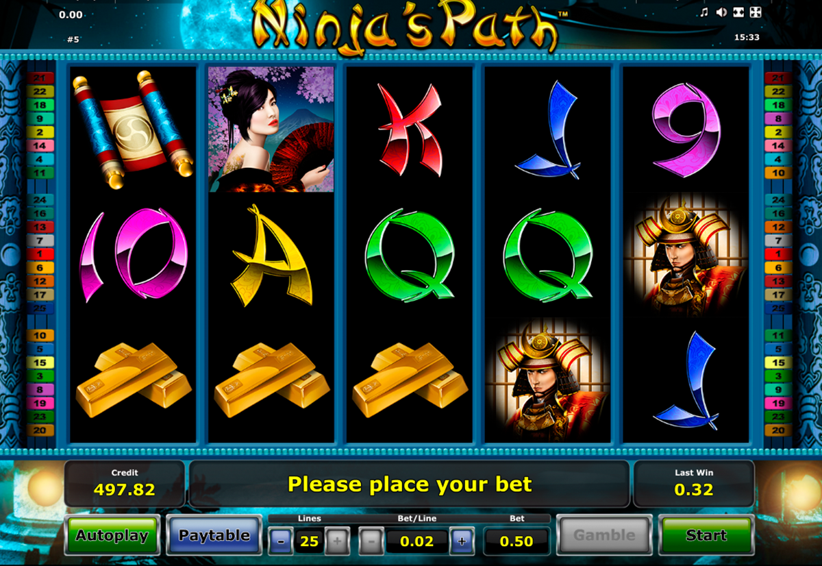 ninjas path novomatic online slots 
