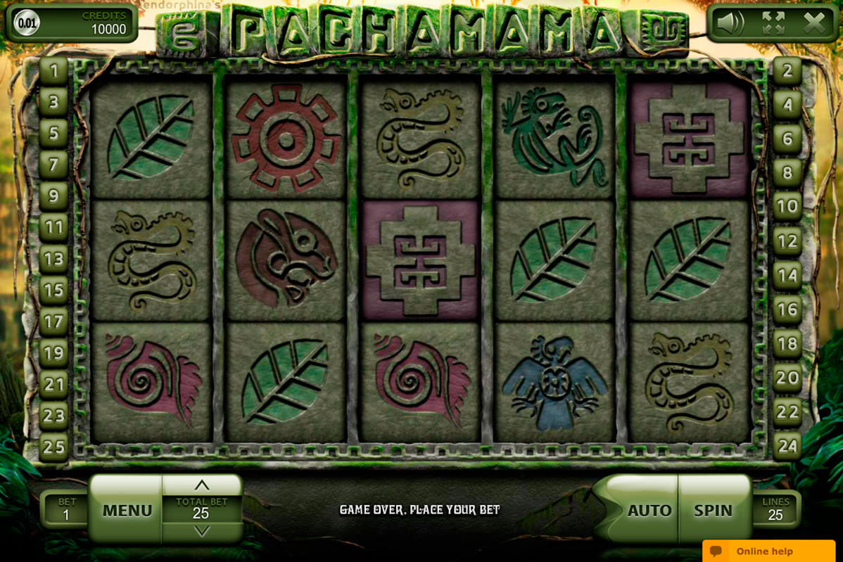 pachamama endorphina online slots 