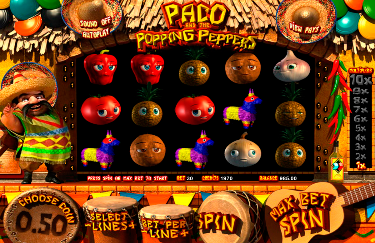paco and the popping peppers betsoft online slots 