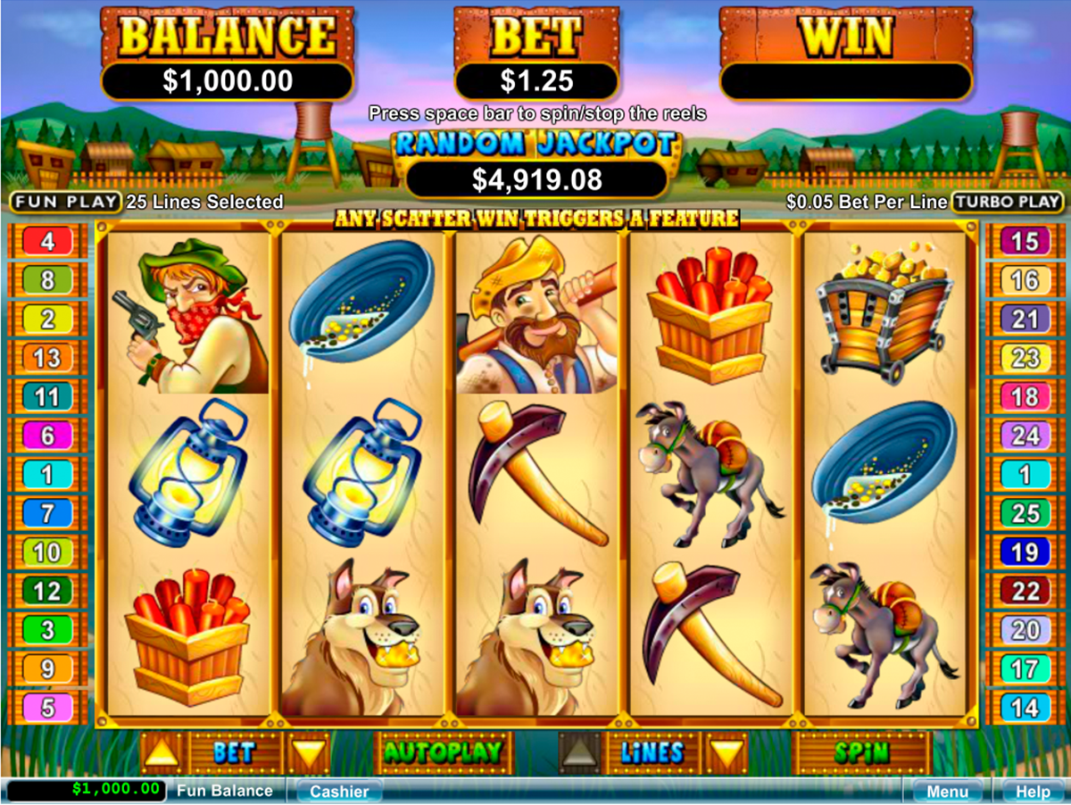 pay dirt rtg online slots 