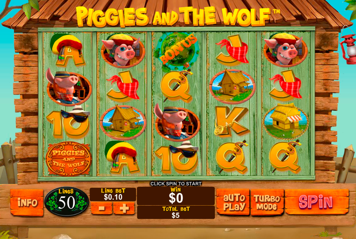 piggies and the wolf playtech online slots 