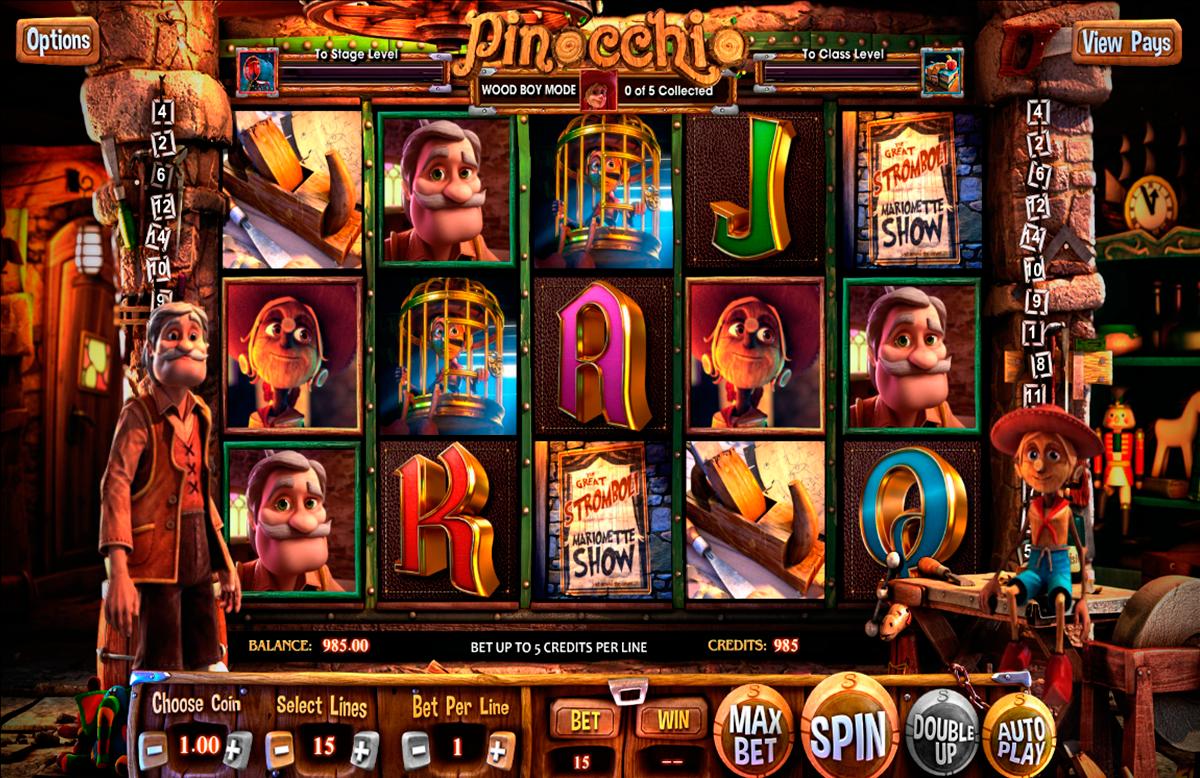 pinocchio betsoft online slots 